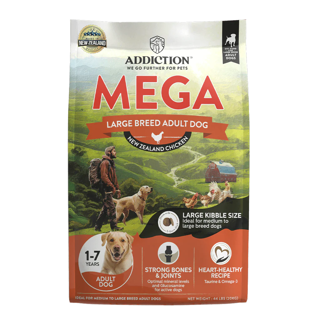 Addiction Mega Chicken Large Breed Adult Dry Dog Food