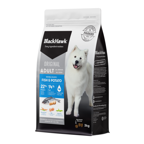 Black Hawk Adult Fish & Potato Dry Dog Food