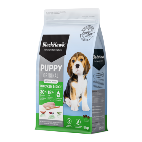Black Hawk Puppy Medium Breed Lamb & Rice Dry Dog Food