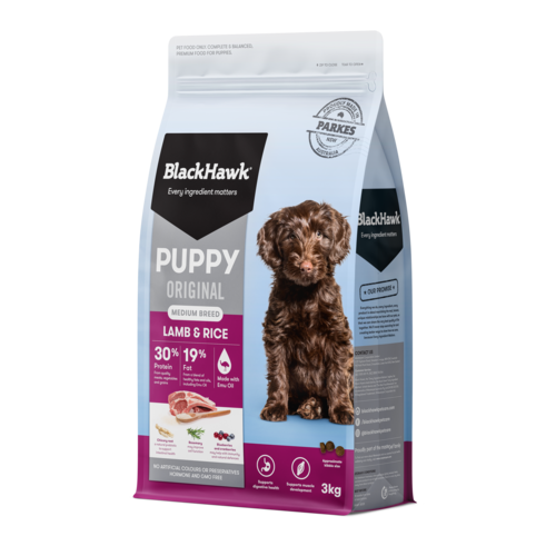 Black Hawk Puppy Medium Breed Lamb & Rice Dry Dog Food